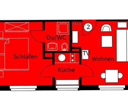 Gaestehaus Am Deich アパート *